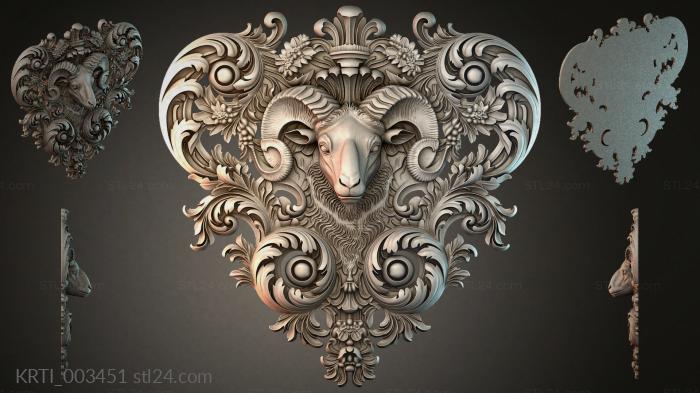 Cartouches (KRTI_003451) 3D models for cnc