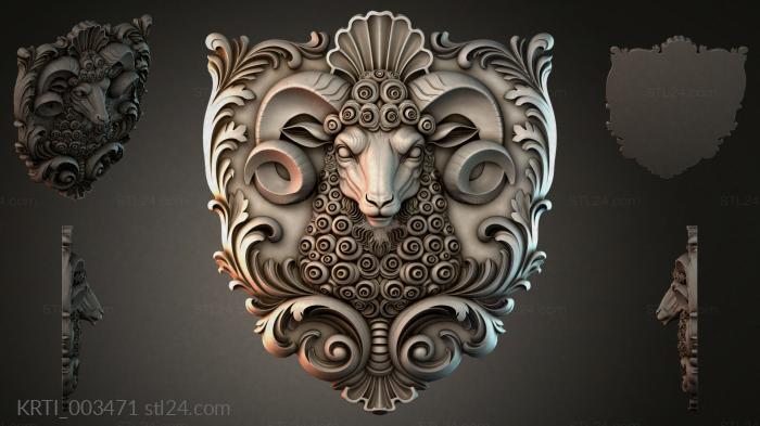 Cartouches (KRTI_003471) 3D models for cnc