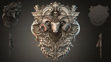 Cartouches KRTI_003492 3d model