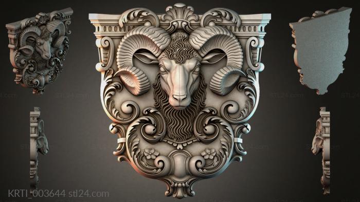 Cartouches (KRTI_003644) 3D models for cnc