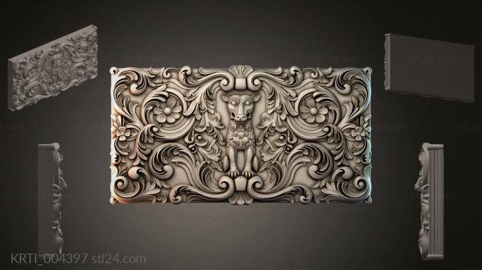 Cartouches (KRTI_004397) 3D models for cnc