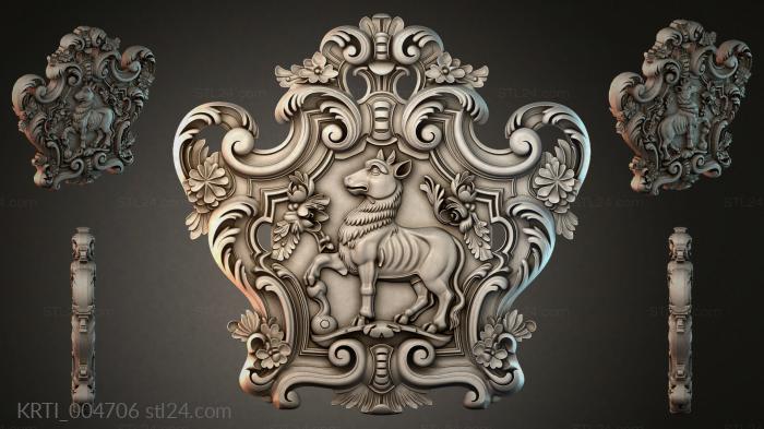 Cartouches (KRTI_004706) 3D models for cnc