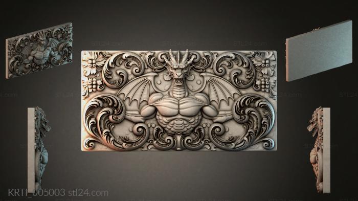 Cartouches (KRTI_005003) 3D models for cnc