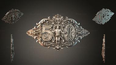 Cartouches KRTI_005005 3d model