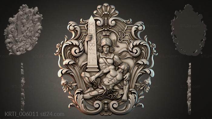 Cartouches (KRTI_006011) 3D models for cnc