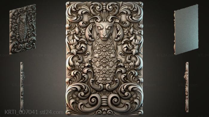 Cartouches (KRTI_007041) 3D models for cnc
