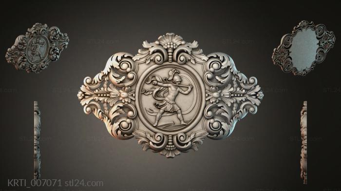 Cartouches (KRTI_007071) 3D models for cnc