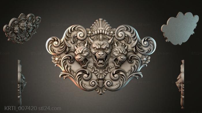 Cartouches (KRTI_007420) 3D models for cnc