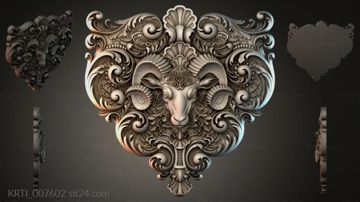 Cartouches (KRTI_007602) 3D models for cnc
