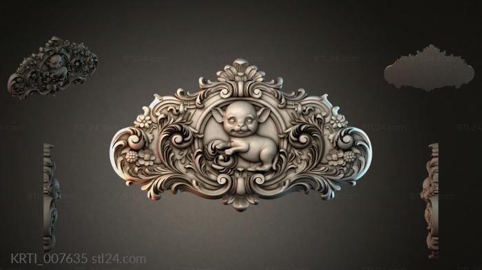 Cartouches (KRTI_007635) 3D models for cnc