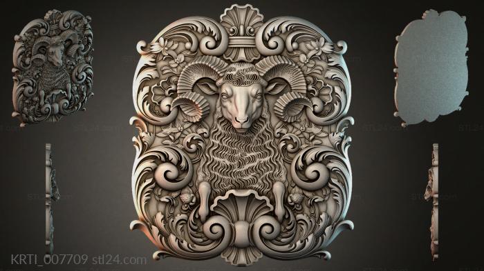 Cartouches (KRTI_007709) 3D models for cnc