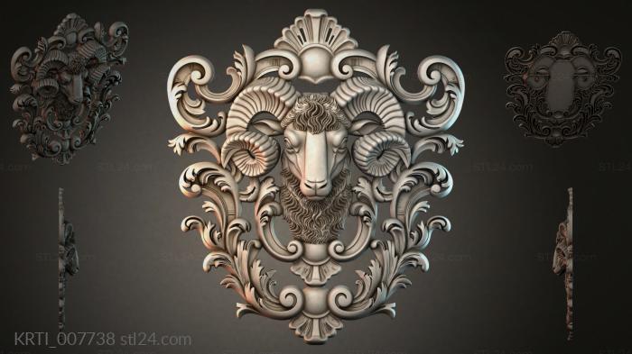 Cartouches (KRTI_007738) 3D models for cnc