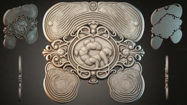 Cartouches KRTI_007850 3d model