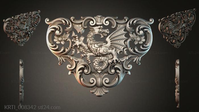 Cartouches (KRTI_008342) 3D models for cnc