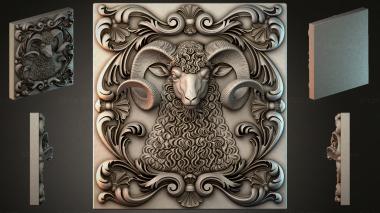 Cartouches KRTI_008668 3d model