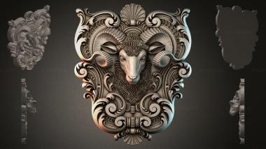 Cartouches KRTI_008848 3d model
