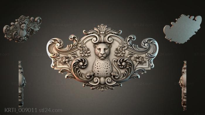 Cartouches (KRTI_009011) 3D models for cnc