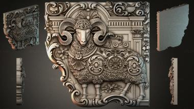 Cartouches KRTI_009072 3d model
