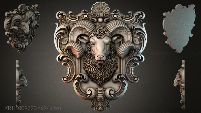 Cartouches (KRTI_009223) 3D models for cnc