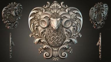 Cartouches KRTI_009924 3d model