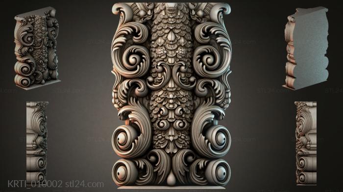 Cartouches (KRTI_010002) 3D models for cnc
