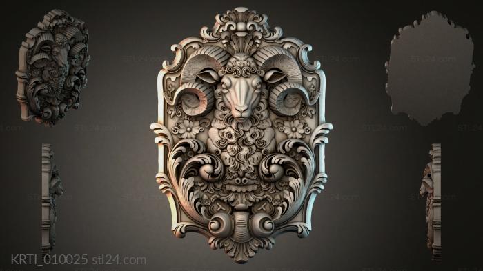 Cartouches (KRTI_010025) 3D models for cnc