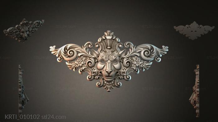 Cartouches (KRTI_010102) 3D models for cnc