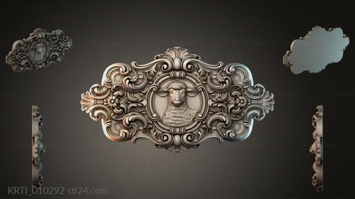 Cartouches (KRTI_010292) 3D models for cnc