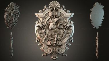Cartouches KRTI_010391 3d model