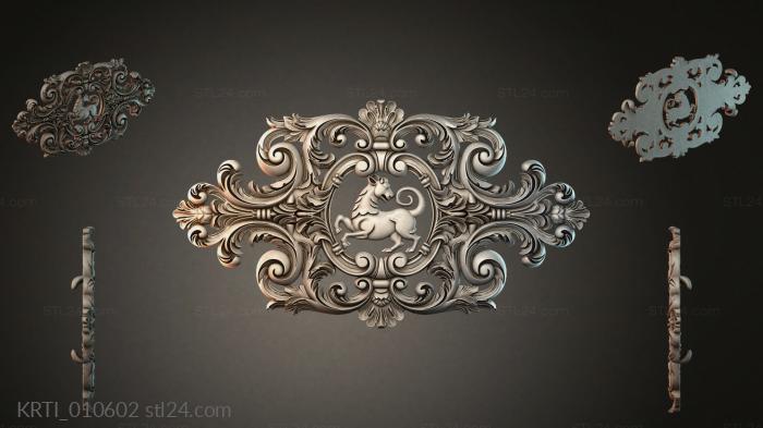 Cartouches (KRTI_010602) 3D models for cnc