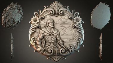 Cartouches KRTI_010609 3d model