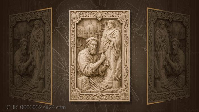 Michelangelo - the sculptors workshop 3d STL model