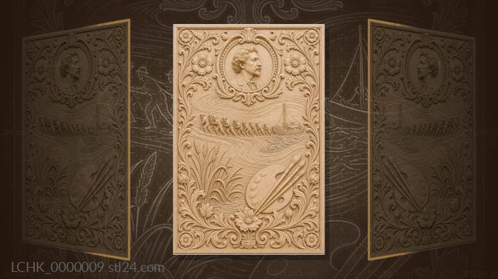 Ilya Repin - Volga and barge haulers 3d STL model