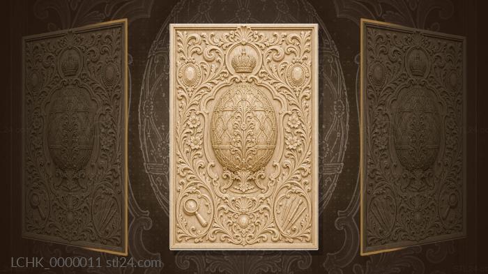 Faberge - filigree egg and jewelry symbols 3d STL model
