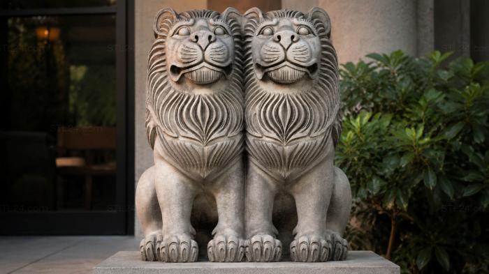 Two-Headed Lion 3d STL model
