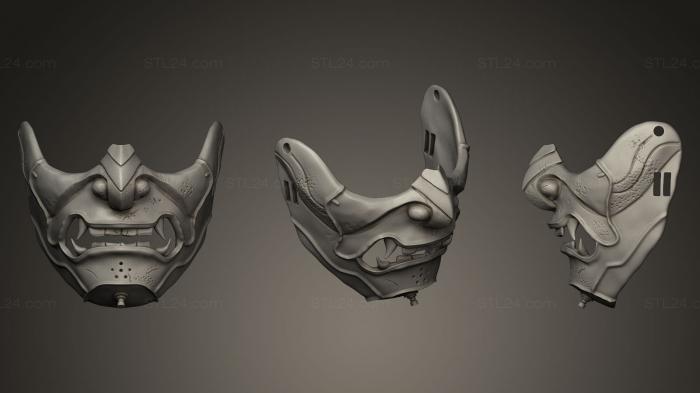 Mask (Sakai mask Ghost of Tsushima Mask, MS_0163) 3D models for cnc