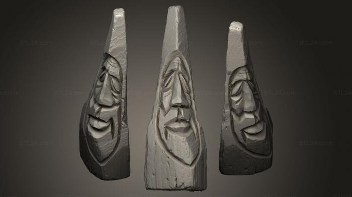 Mask (West Coast Boom Bung Wood Carving, MS_0176) 3D models for cnc