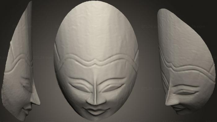 Маски (Маленькая маска от Ein Scan Proner, MS_0280) 3D модель для ЧПУ станка