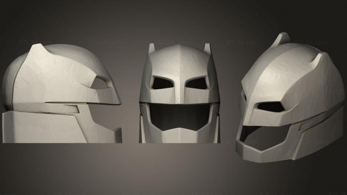 Маски (Шлем бэтмена, MS_0332) 3D модель для ЧПУ станка