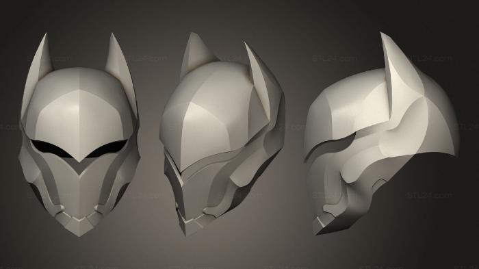 Маски (Полный шлем Бэтмена, MS_0334) 3D модель для ЧПУ станка