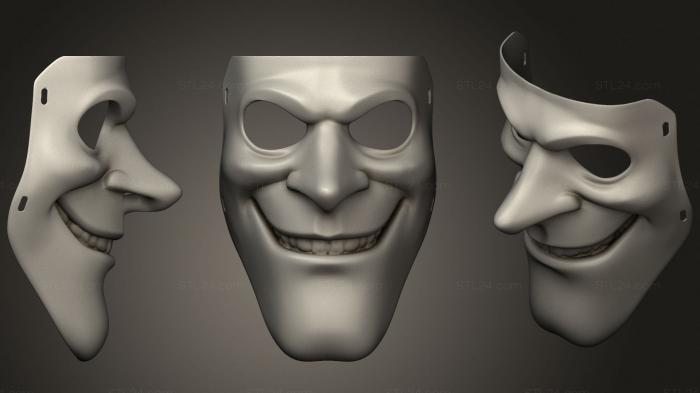 Mask (Bobby Mask We Happy Few, MS_0339) 3D models for cnc
