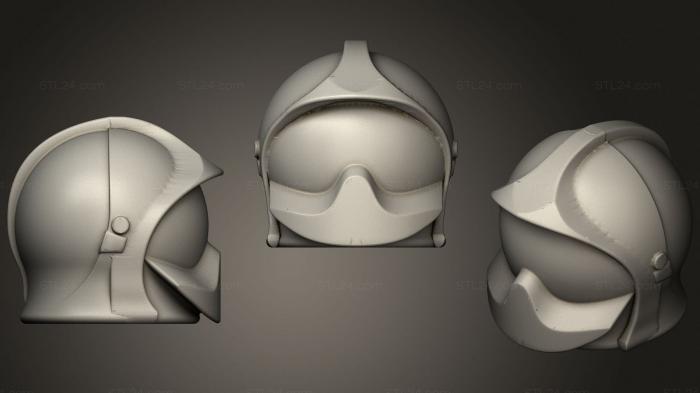 Mask (FIREMAN'S HELMET, MS_0350) 3D models for cnc