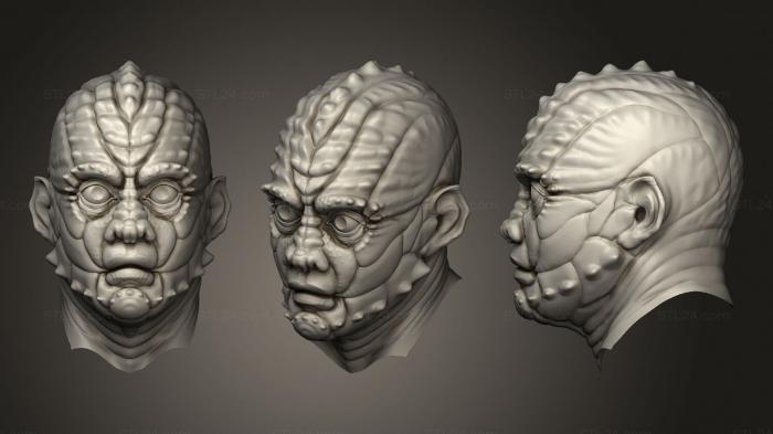 Mask (Creature Sculpt, MS_0359) 3D models for cnc