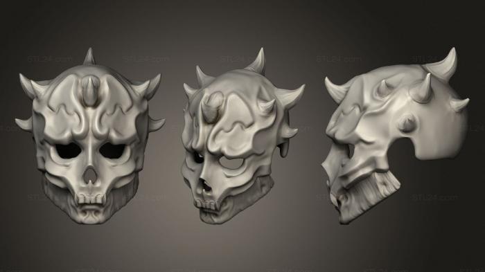Mask (Darth Maul Samurai Mask, MS_0364) 3D models for cnc
