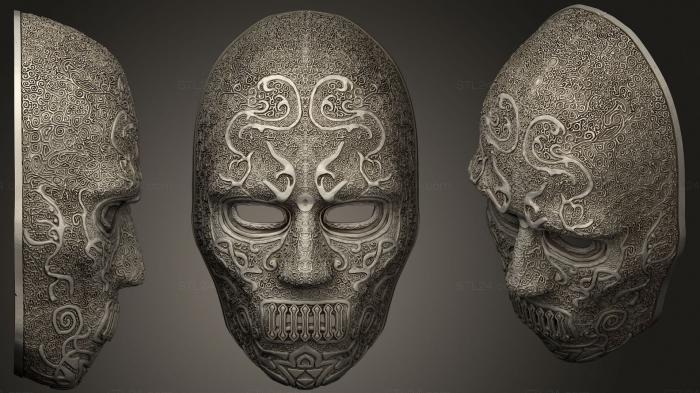 Mask (DEATHEATER MASK, MS_0366) 3D models for cnc