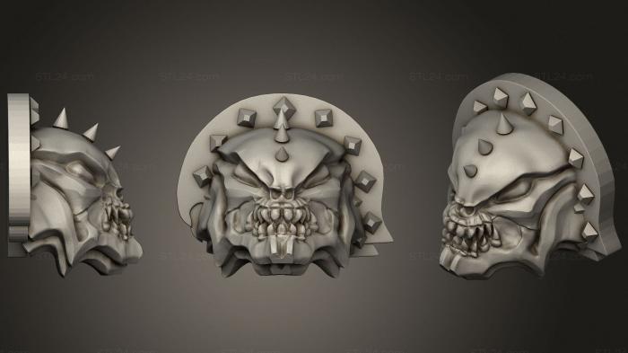 Mask (Francesco A Pizzo Lord of HATE, MS_0384) 3D models for cnc