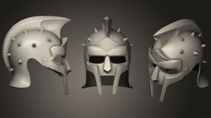 Mask (Gladiator Helmet, MS_0391) 3D models for cnc