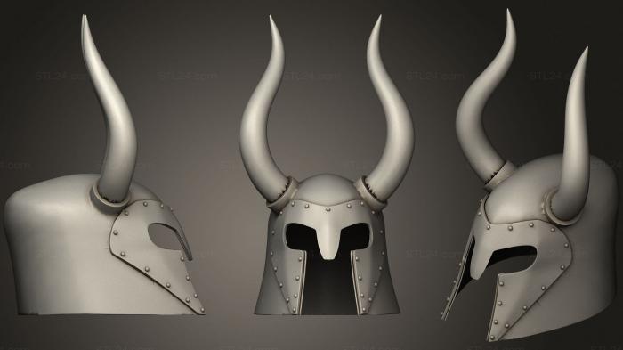 Mask (Helm of Yngol Wearable Helmet Skyrim, MS_0406) 3D models for cnc