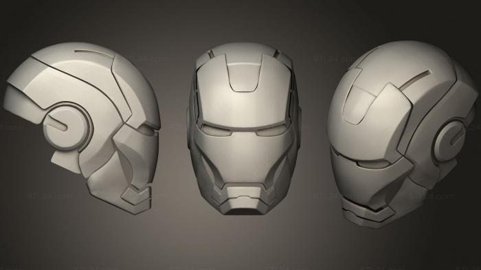 Маски (Шлем Железного Человека Хуонг Хуйнх, MS_0415) 3D модель для ЧПУ станка