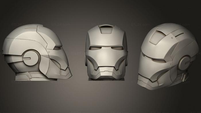 Mask (Ironman Headphone Comunidad, MS_0421) 3D models for cnc